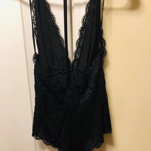 Black Lacey Bodysuit
